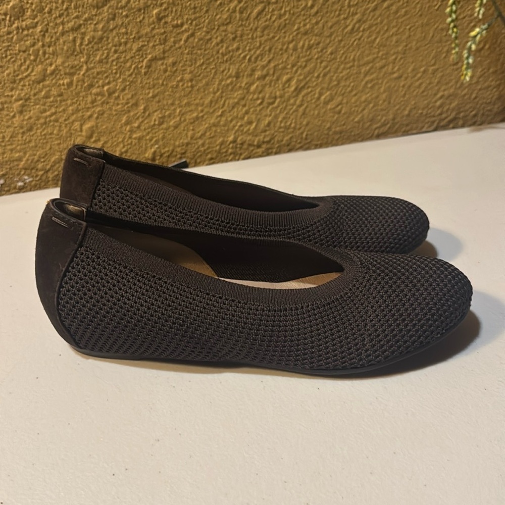 Eileen Fisher Heaven Stretch Knit Wedge Ballet Flat Size 7.5